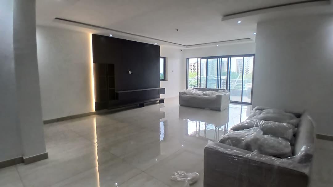 PARTIALLY FURNISHED 3 BEDROMFLAT FOR SALE